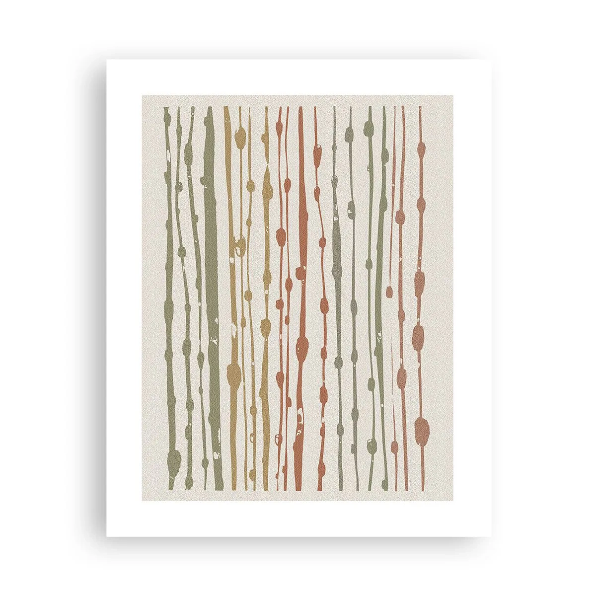 Plakat - Musikalsk farvenotation - 40x50 cm