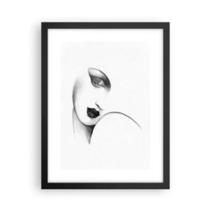 Plakat i sort ramme - I Lempickas stil - 30x40 cm