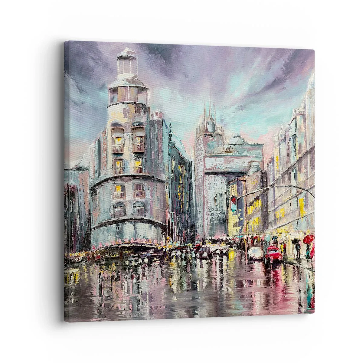 Lærredstryk - Billede på lærred - Det vil blive en vellykket aften - 30x30 cm