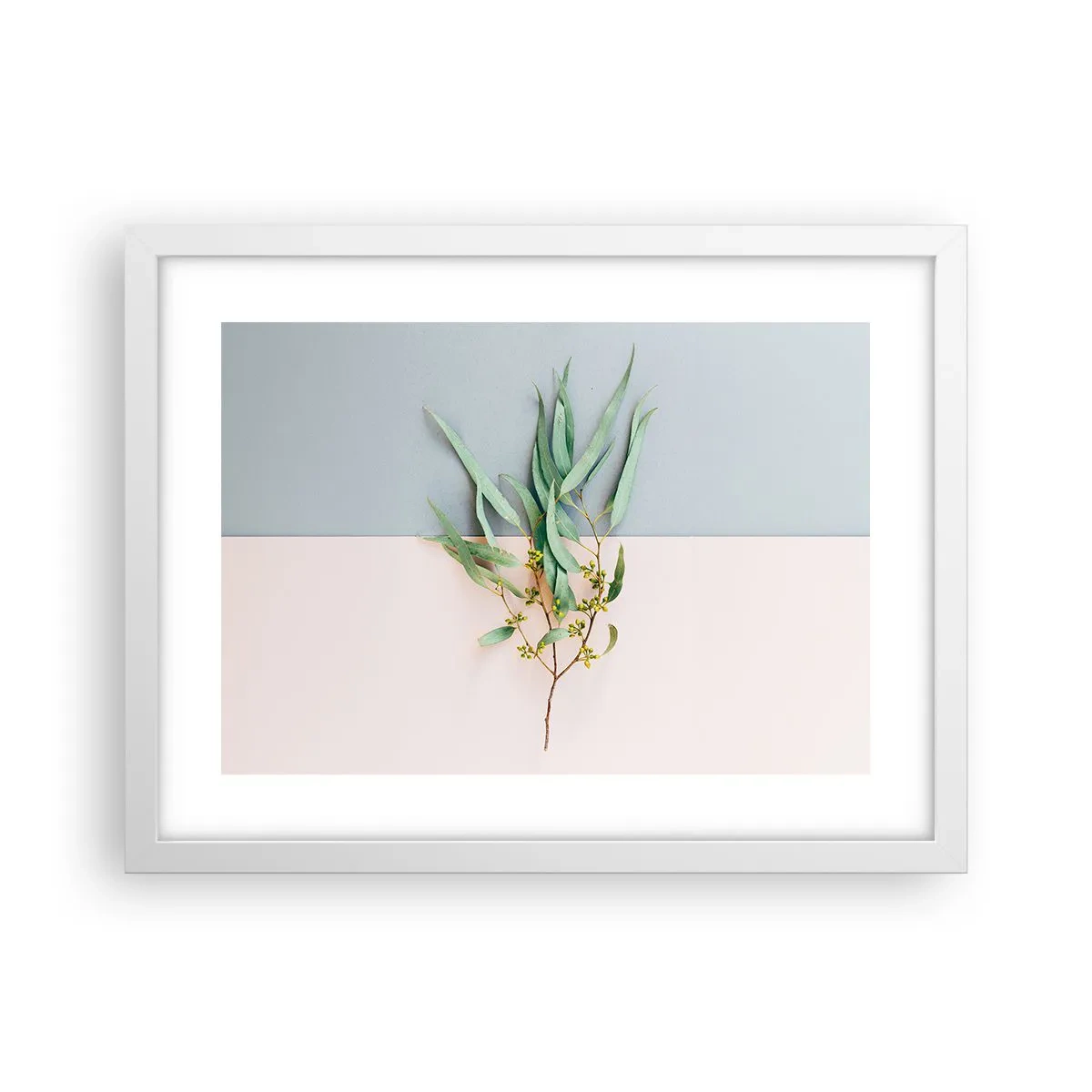 Plakat i hvid ramme - Pastelfarvernes subtilitet - 40x30 cm