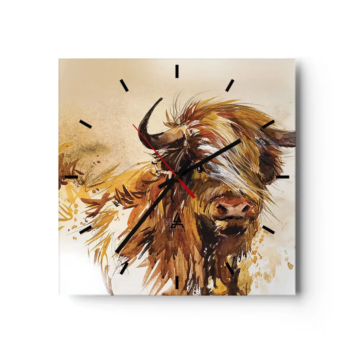 Vægur, Uret - Jægerens stolthed - 30x30 cm