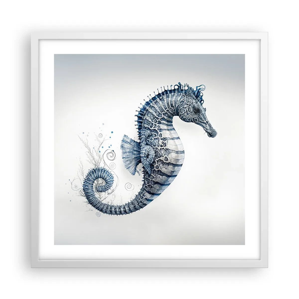 Plakat i hvid ramme - En subtil vittighed fra naturen - 50x50 cm
