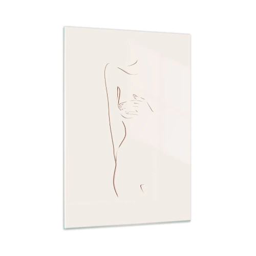 Billede på glas - Begærets form - 50x70 cm