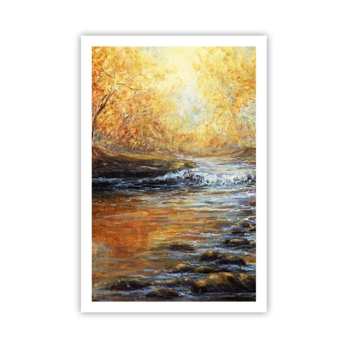 Plakat - Gylden strøm - 61x91 cm
