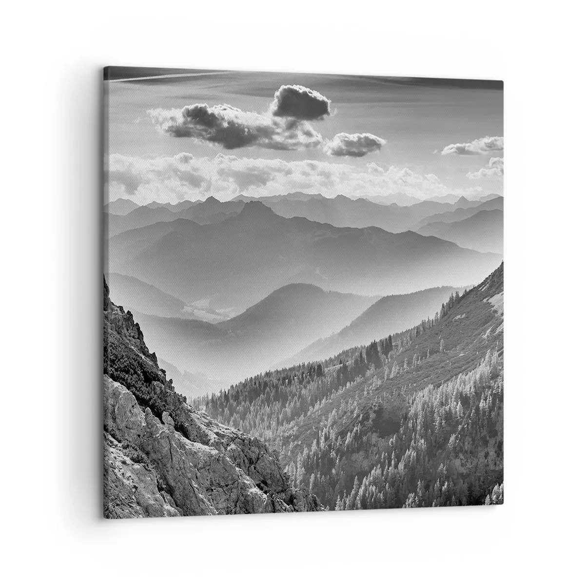 Lærredstryk - Billede på lærred - Hele vejen til horisonten - 50x50 cm