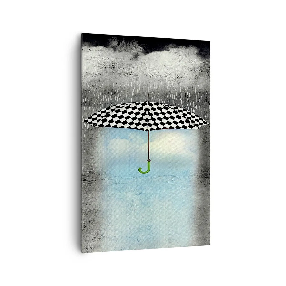 Lærredstryk - Billede på lærred - Og alligevel er det muligt - 80x120 cm