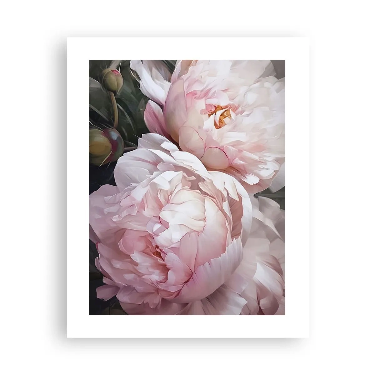 Plakat - Fastlåst i blomstring - 40x50 cm