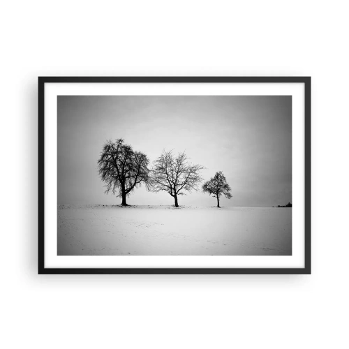 Plakat i sort ramme - Hvad drømmer de om? - 70x50 cm