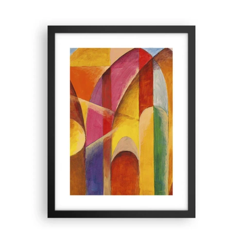 Plakat i sort ramme - Solens katedral - 30x40 cm