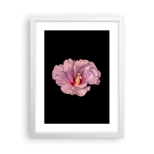 Plakat i hvid ramme - Lige i hjertet - 30x40 cm