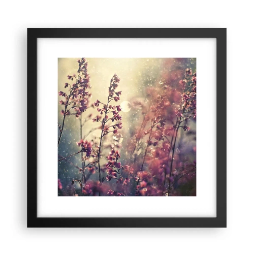 Plakat i sort ramme - Hemmelig have - 30x30 cm