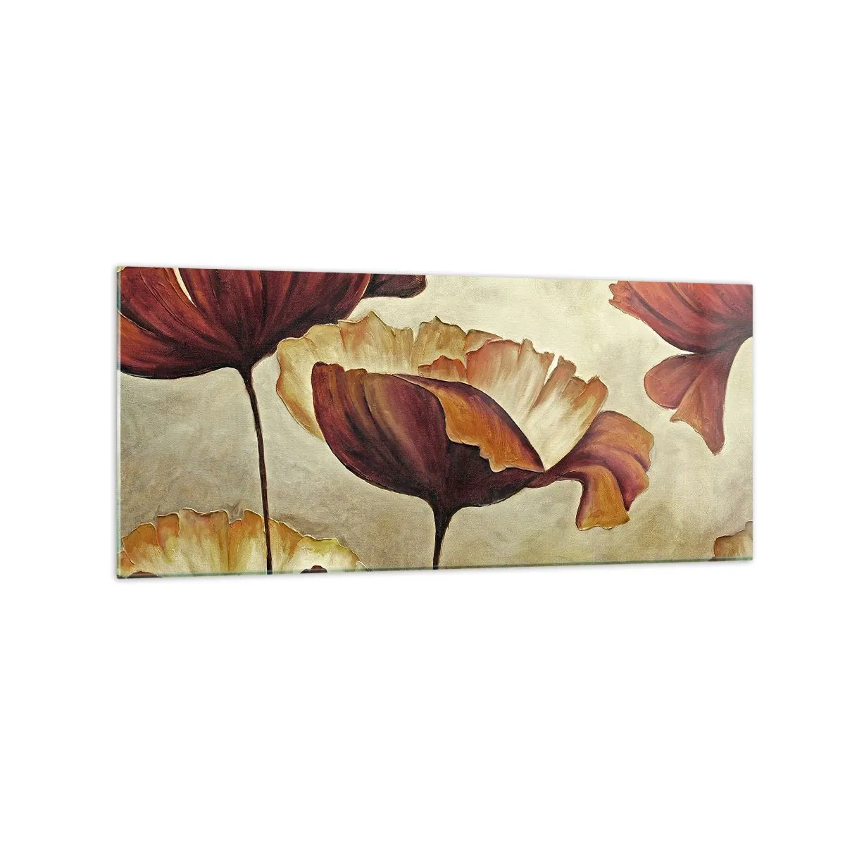 Billede på glas - Marker - 120x50 cm