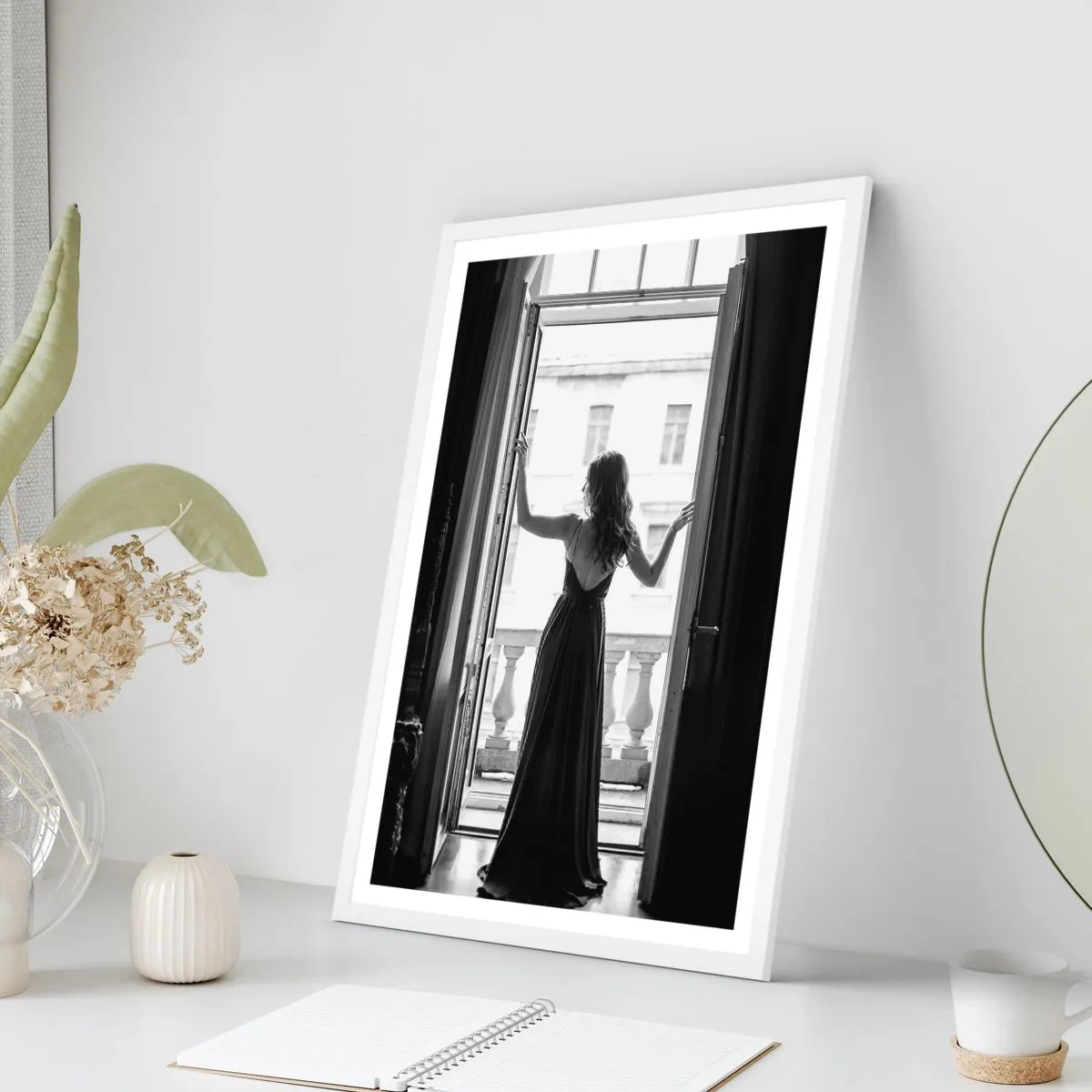 Plakat i hvid ramme - I stor stil - 30x40 cm