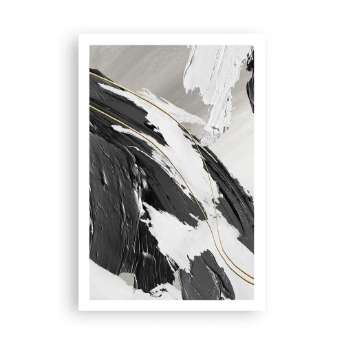 Plakat - Abstraktion med flair - 61x91 cm