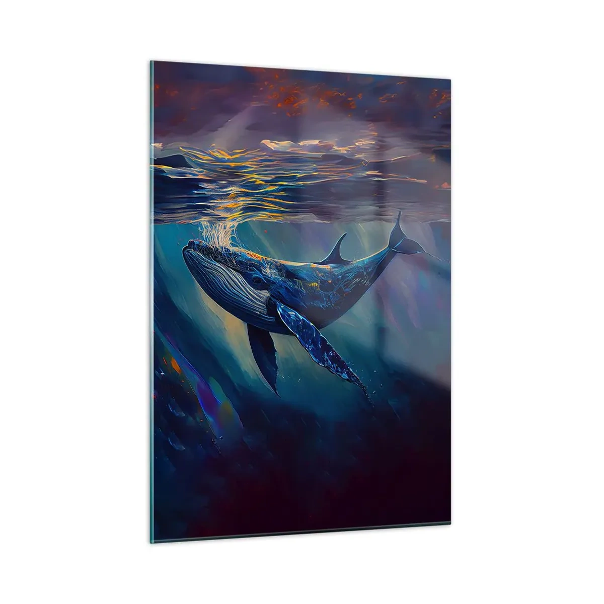Billede på glas - Velkommen til min verden - 50x70 cm