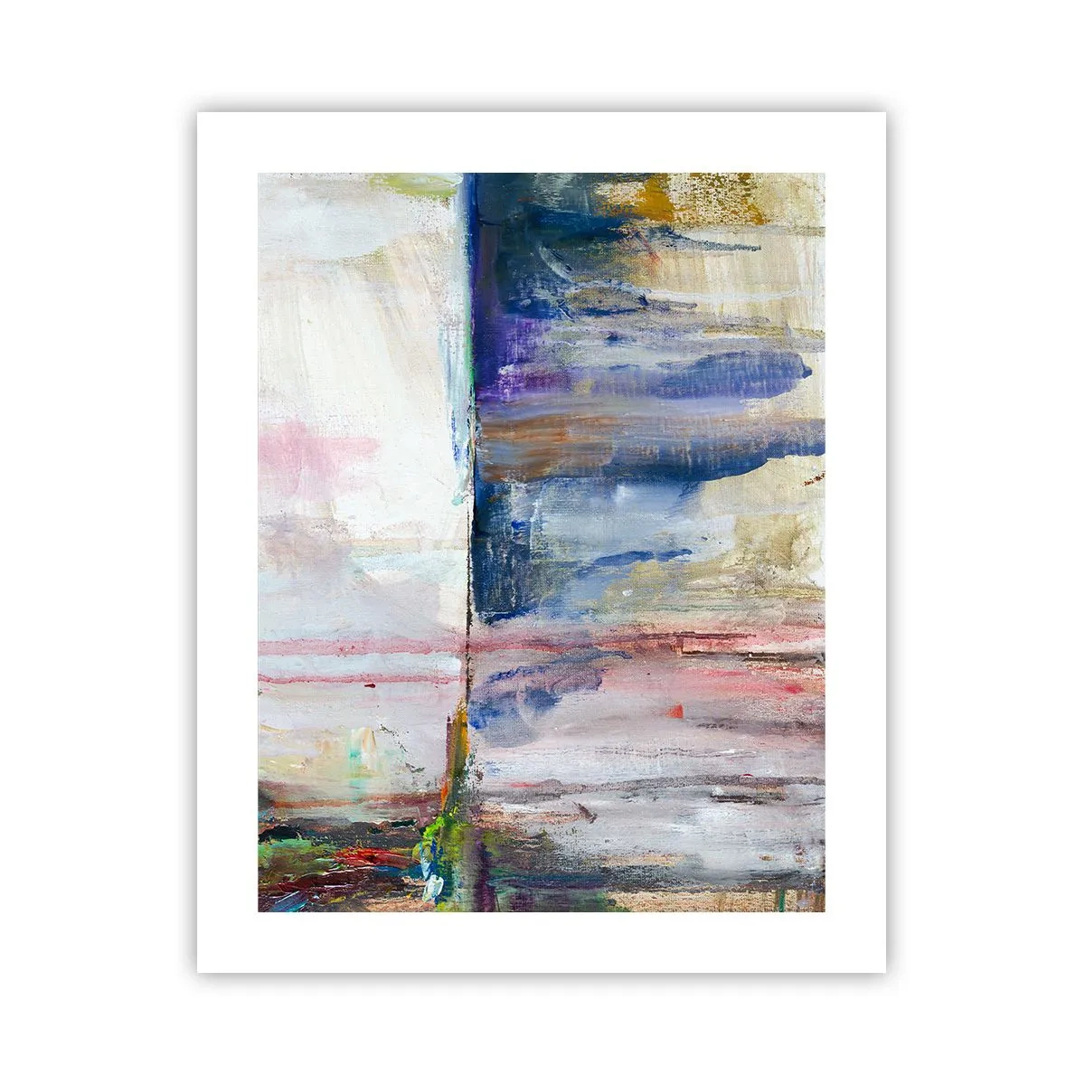 Plakat - Farverige indtryk og associationer - 40x50 cm