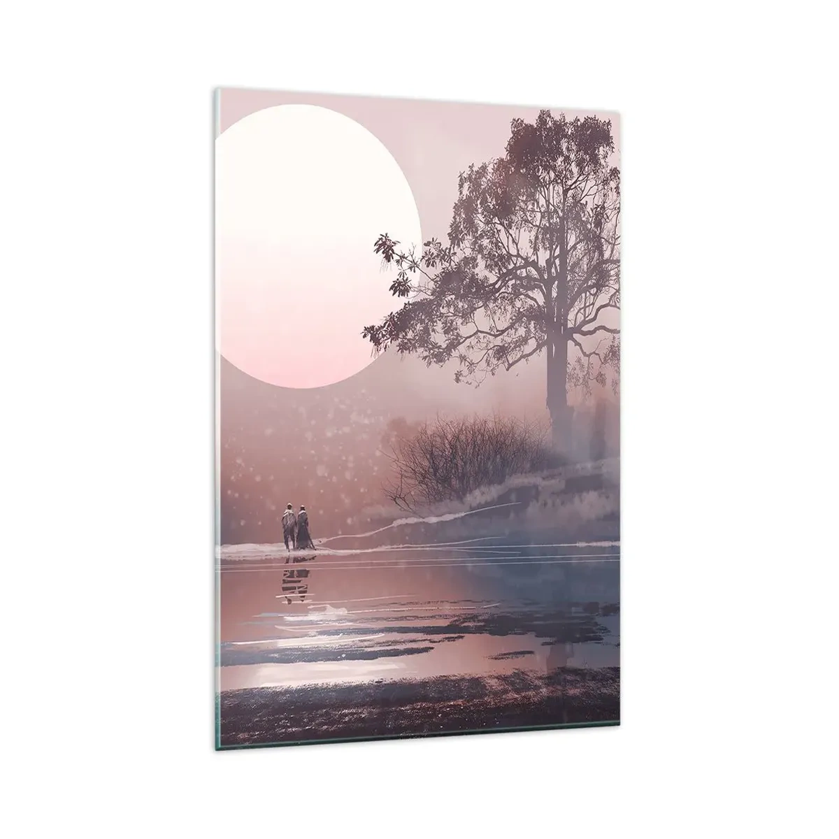 Billede på glas - Natlige mærkværdigheder - 80x120 cm