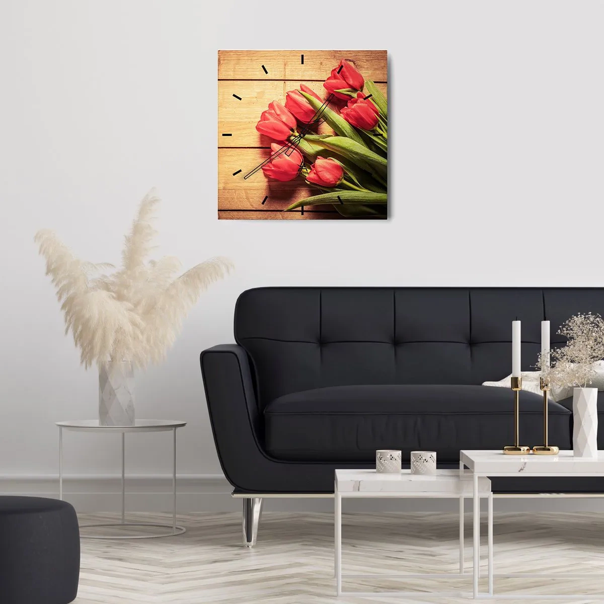 Vægur, Uret - Forårets tilståelse - 30x30 cm