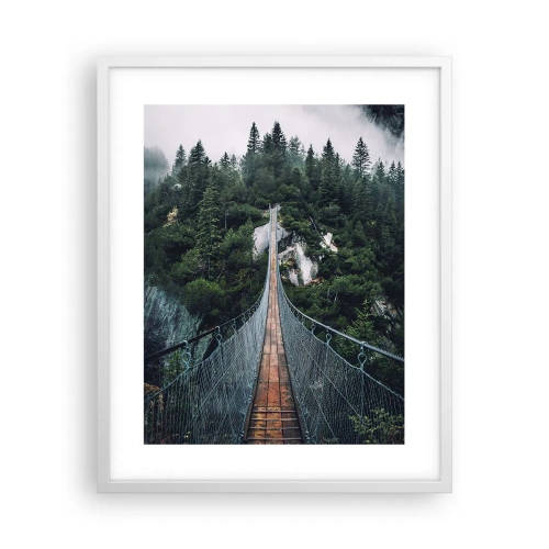 Plakat i hvid ramme - Kun for ørne - 40x50 cm