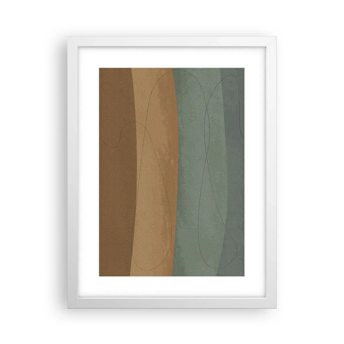 Plakat i hvid ramme - Vandret sammensætning - 30x40 cm