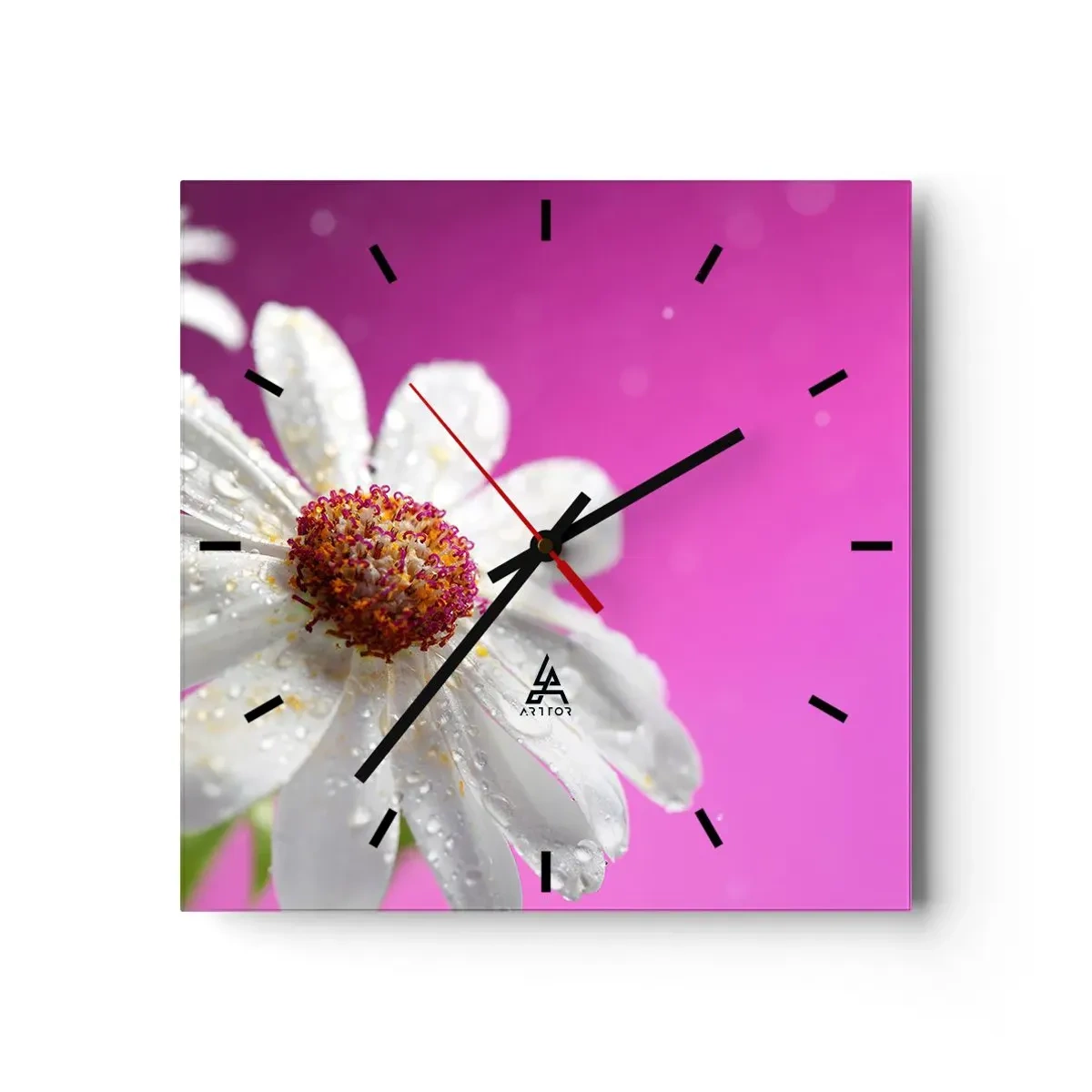 Vægur, Uret - Beskedent i sin skønhed - 40x40 cm