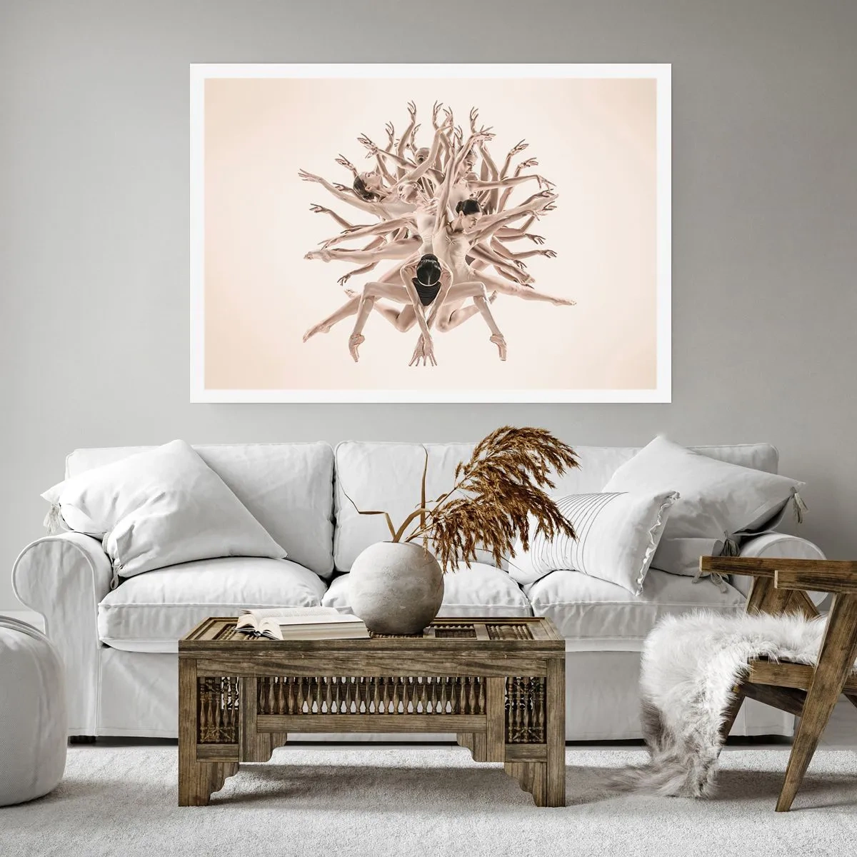 Plakat - Blomstrende i dans - 91x61 cm