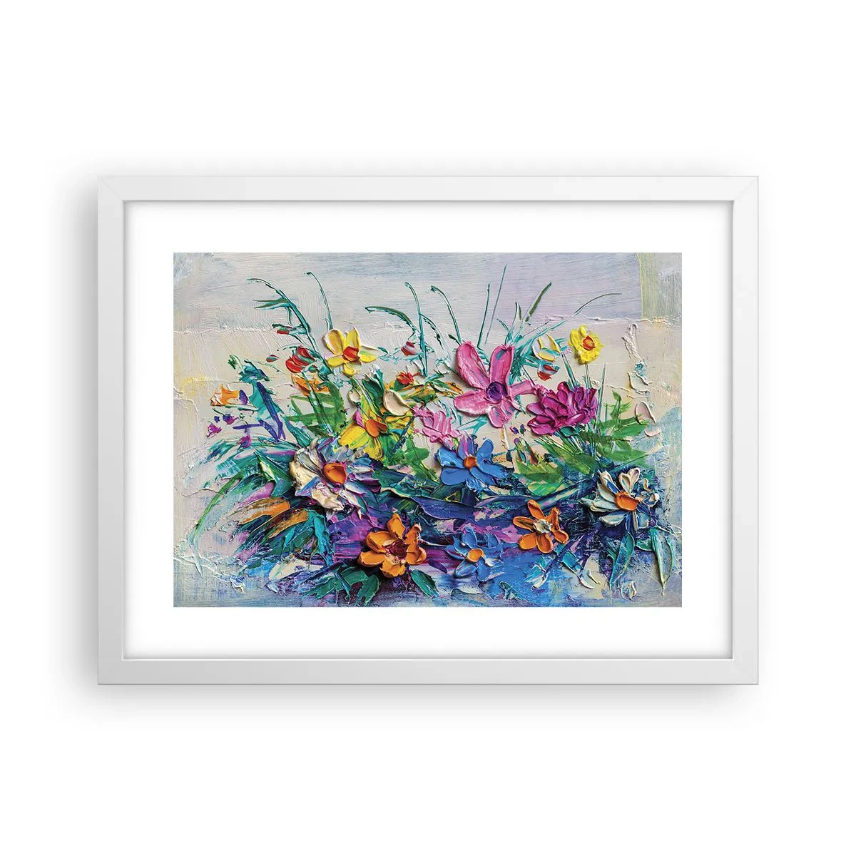 Plakat i hvid ramme - Overhovedet ikke et stilleben - 40x30 cm