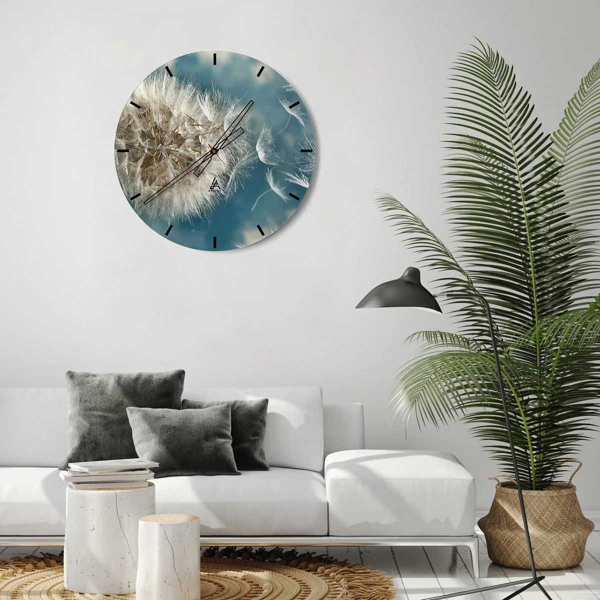 Vægur, Uret - En engels åndedræt - 40x40 cm