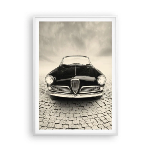 Plakat i hvid ramme - Og hvordan kan man ikke elske mig? - 70x100 cm