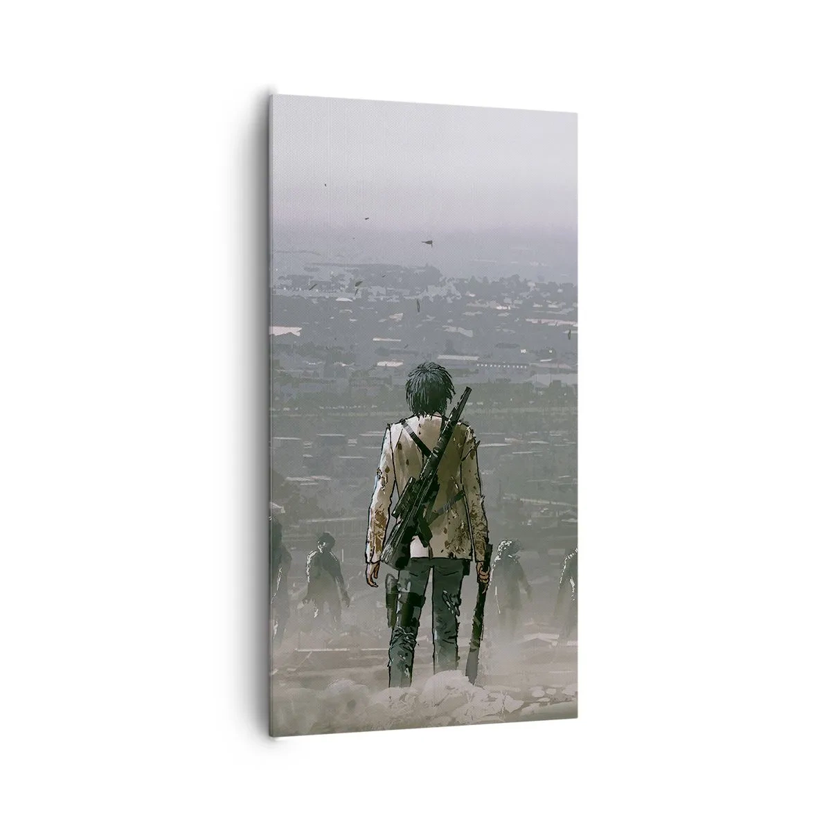 Lærredstryk - Billede på lærred - Den sidste retfærdige person? - 65x120 cm