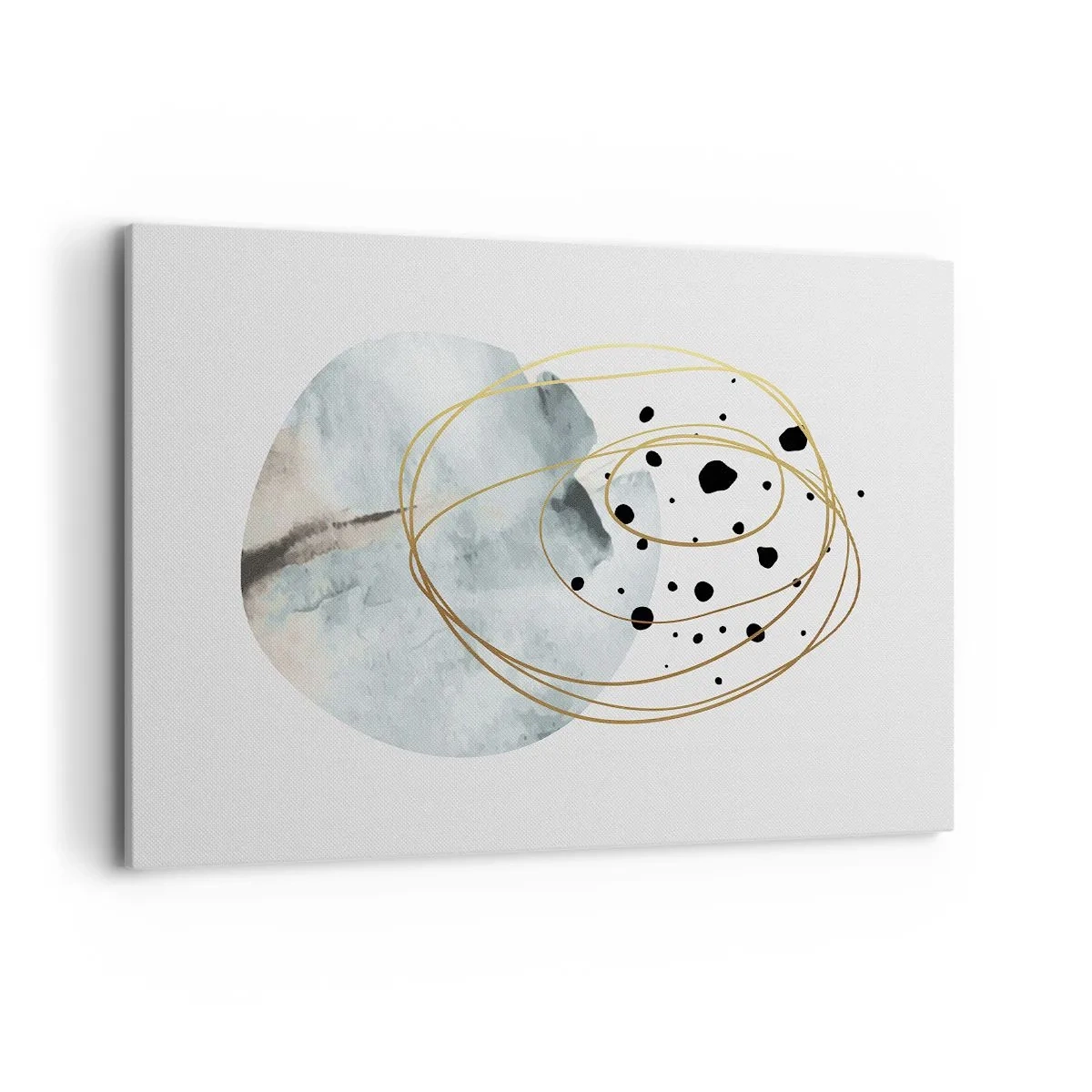 Lærredstryk - Billede på lærred - I rummets favntag - 100x70 cm