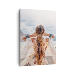 Lærredstryk - Billede på lærred - På vej mod lykken - 50x70 cm