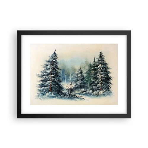 Plakat i sort ramme - Klar til jul - 40x30 cm