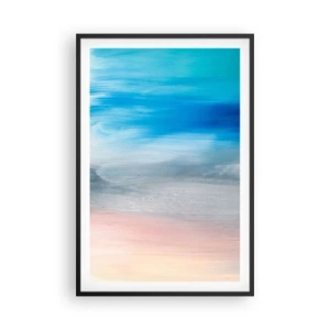 Plakat i sort ramme - Elementer: luft - 61x91 cm