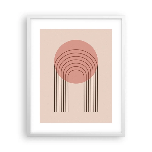 Plakat i hvid ramme - Uimodståelig tiltrækningskraft - 40x50 cm