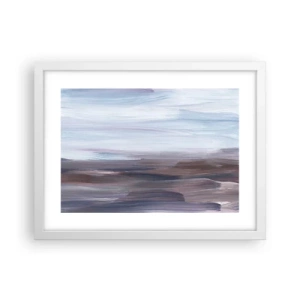 Plakat i hvid ramme - Elementer: vand - 40x30 cm