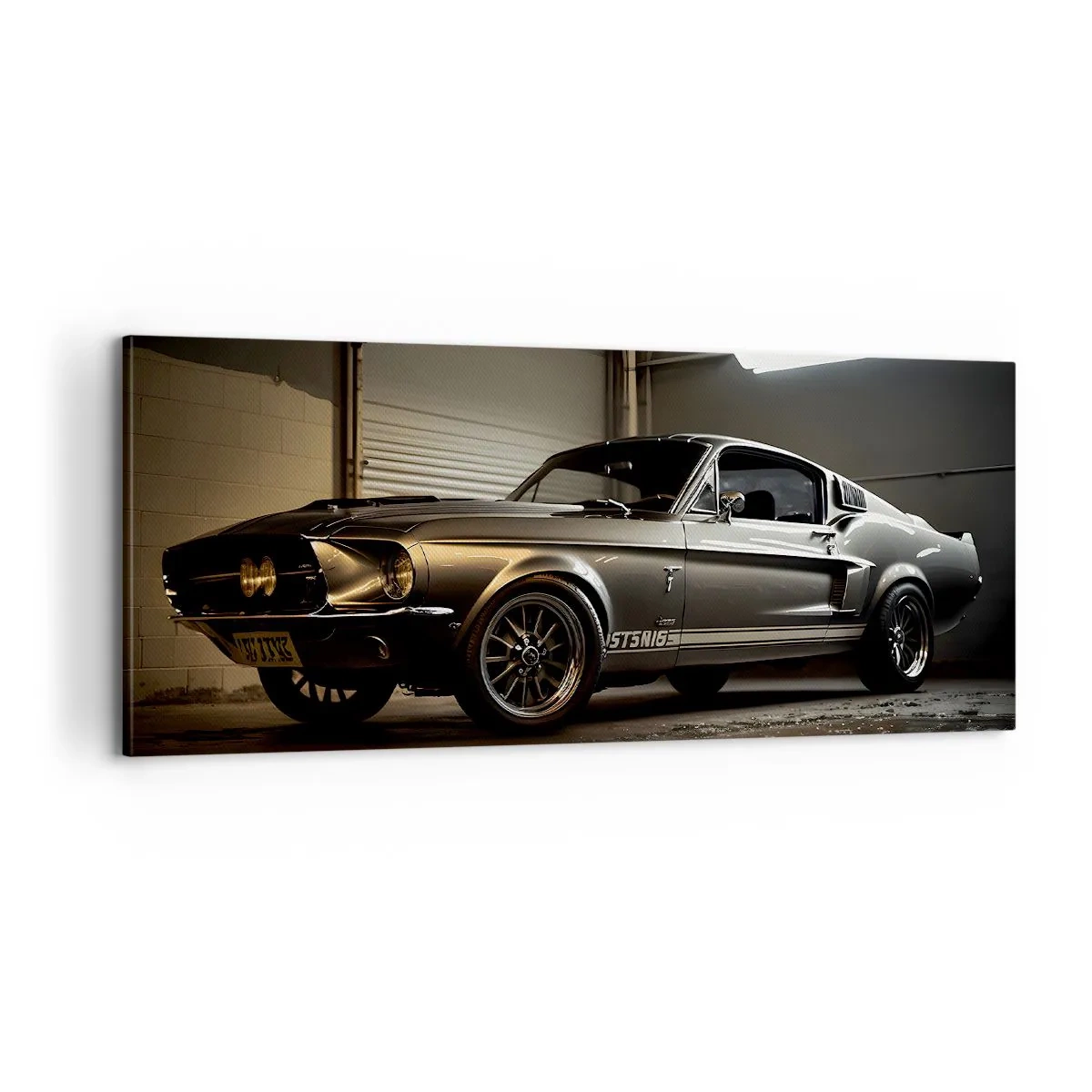 Lærredstryk - Billede på lærred - Tilbage til fortiden - 100x40 cm