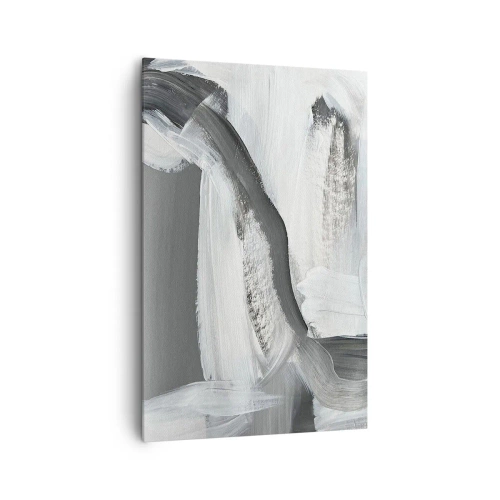 Lærredstryk - Billede på lærred - Med beslutsom bevægelse - 80x120 cm