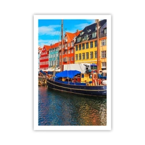 Plakat - Glædelig kaj - 61x91 cm