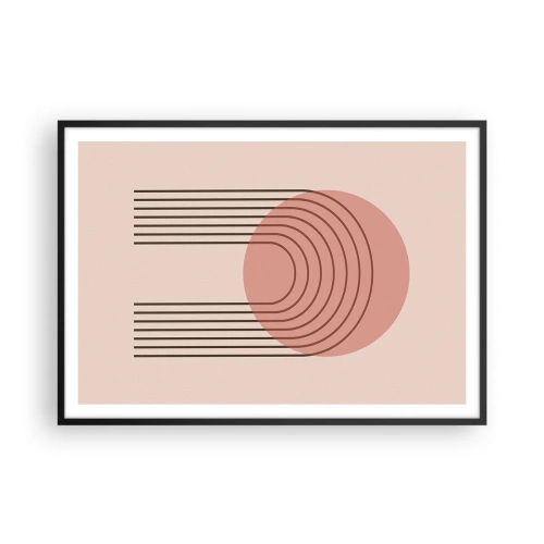 Plakat i sort ramme - Uimodståelig tiltrækningskraft - 100x70 cm
