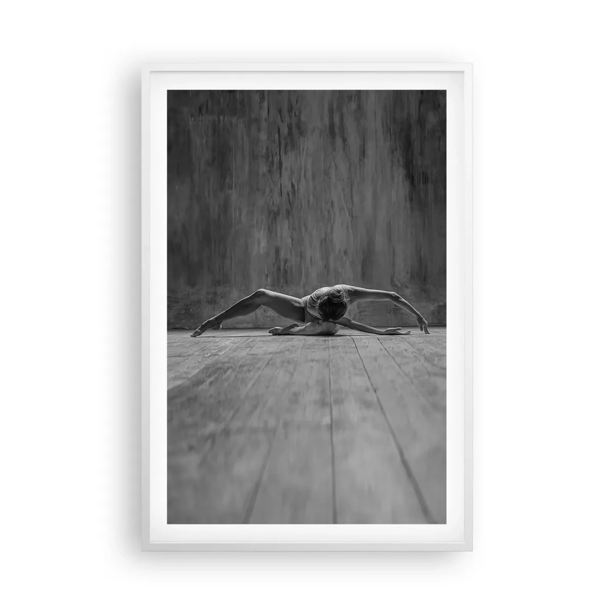 Plakat i hvid ramme - Symmetri fundet - 61x91 cm