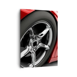 Lærredstryk - Billede på lærred - Lavet til fart - 50x70 cm