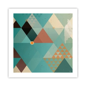 Plakat - Enhed af mangfoldighed, mangfoldighed af enhed - 50x50 cm