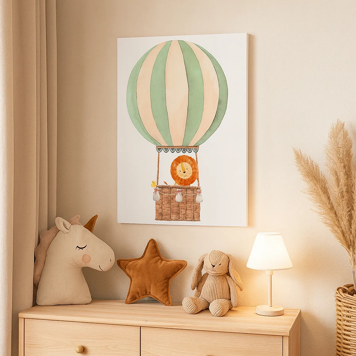 Lærredstryk - Billede på lærred - Leons rejser - 50x70 cm