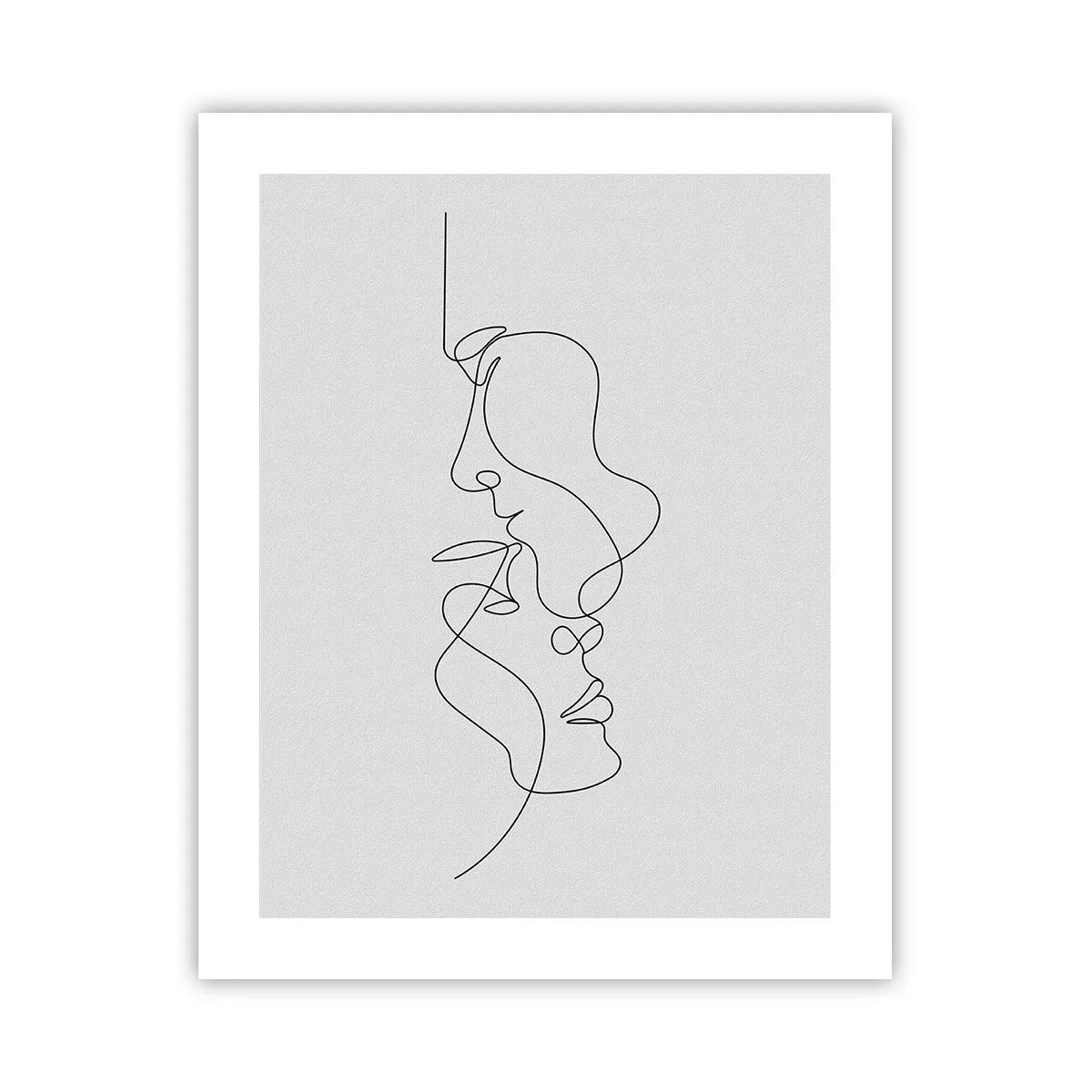 Plakat - Gløderne af glubende begær - 40x50 cm