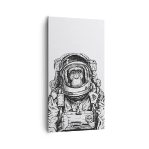 Lærredstryk - Billede på lærred - Alternativ evolution - 55x100 cm