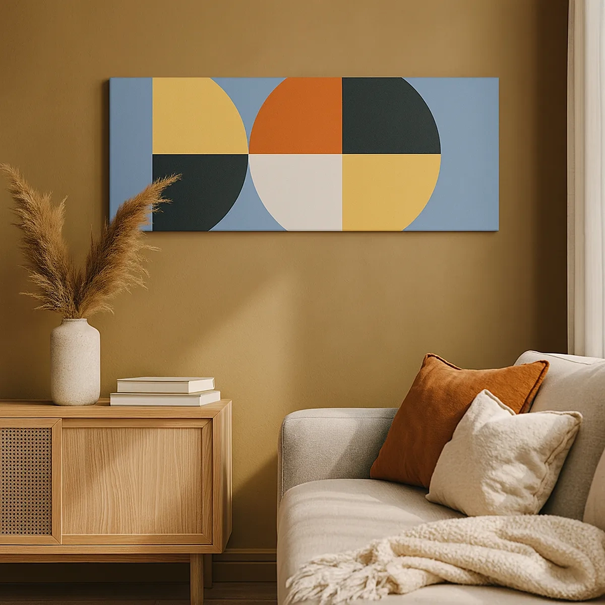 Lærredstryk - Billede på lærred - Se og tæl - 30x30 cm