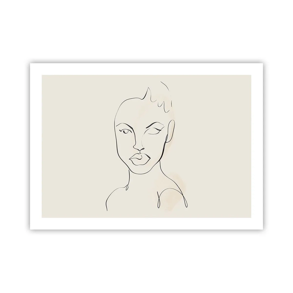 Plakat - Omrids af sensualitet - 70x50 cm