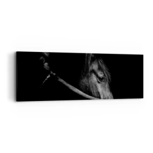 Lærredstryk - Billede på lærred - Sort prins - 90x30 cm