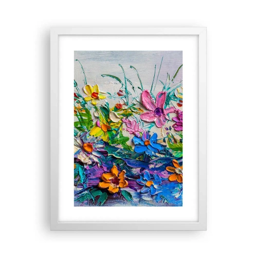 Plakat i hvid ramme - Overhovedet ikke et stilleben - 30x40 cm